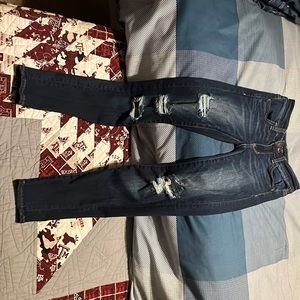 American Eagle jeans size 00 short. Dark wash.